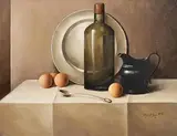 David French Le Roy, Still Life on Tabletop