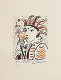 Pablo Picasso Spanish, Carnival, limited edition lithograph on Arches Frances handmade paper signed in the plate & numbered 783/1000