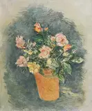 Stella Steyn, Flowers, oil on canvas