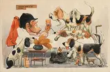 John William Wilkinson, Huntsman Johnny, 1986, watercolour
