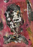 John Kingerlee, Head, 2006, oil on card