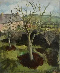 Brian Vahey, Pruned Apple Trees, 2001, oil on canvas
