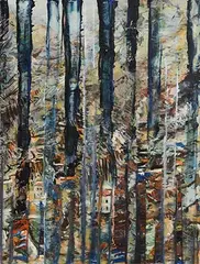 Zenda Williams, Space Between, 2010, acrylic on canvas