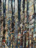 Zenda Williams, Space Between, 2010, acrylic on canvas