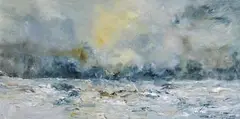 Evanne Matthews, Winter Light, oil on canvas