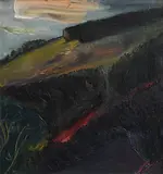 Peter Collis, The Glen, oil on canvas laid on board