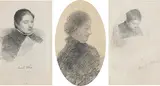 Aunt Alice by John Butler Yeats, pencil drawing, offered May 2018