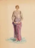 Portrait of a Young Lady by John Butler Yeats, watercolour, sold May 2018