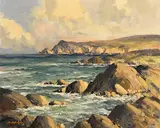 George Gillespie, Sybil Head, near Mount Brandon, beyond Ballyferriter, Co.Kerry, oil on canvas