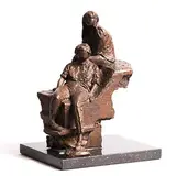 Spring and Summer by Melanie Le Brocquy, bronze on marble base - number 2 from an edition of 6, offered May 2018