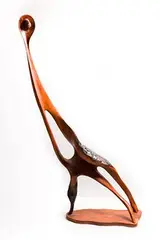 Pieter Koning, Untitled (possibly from the poetry series), bog oak sculpture