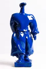 Alain Salomon, Homme Bleu, ceramic sculpture - number 1 from an edition of 8