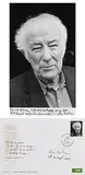 John Minihan, Seamus Heaney on his 70th Birthday at his home in Dublin 2009 & First Day Cover of An Post Stamp