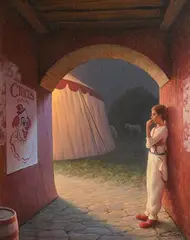 Brian McCarthy, The Young Clown, 2006, oil on canvas