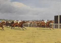 Isaac Cullin, Doncaster Cup, 1914, watercolour