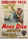 Alfredo Capitani, Moby Dick, original 1956 Italian poster