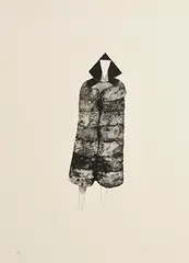 Lynn Chadwick British, The Watcher, 1971, lithograph - number 19 from an edtion of 200 - on BFK Rives handmade paper with watermark & 4 decle edges
