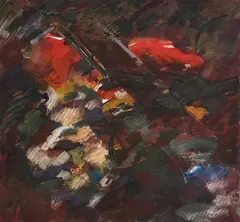 Overland IV by Clement McAleer, 1991, acrylic and pastel on paper, offered May 2018