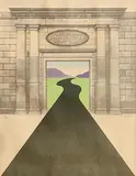 Robert Ballagh, The Entrance, 1990, limited edition lithograph - numbered 34 from an edition of 300