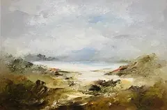 Mary Breach, Impressions of Kerry II, oil on board