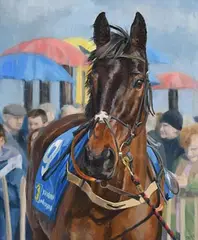 Sara Hodson, Point to Point, Kilpatrick, West Cork, 2016, oil on canvas