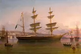 George Mounsey Atkinson, The Eugenie Off Queenstown, 1887, oil on canvas