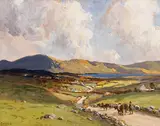 Bringing Home the Cows by James Humbert Craig, oil on board, sold Apr 2018