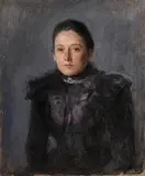 John Butler Yeats, Portrait of a Young Lady, oil on canvas