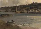 Fishing on Belfast Lough by James Humbert Craig, oil on board, offered Apr 2018