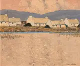 Cottages by Paul Henry, 1930-1935, oil on board, offered Apr 2018