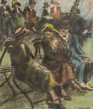 William Conor, At the Races, Comber, Co Down, pastel on card
