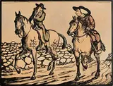 The Bold Captain Frenay I by Jack Butler Yeats, watercolour and ink on paper, sold Apr 2018