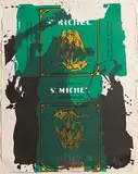 Robert Motherwell American, St. Michel III, 1979, lithograph & screenprint - number 76 from an edition of 99