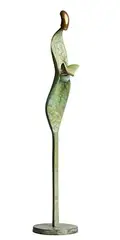 Standing Figure by Sandra Bell, 2000, bronze - number 2 from an edition of 8, sold Apr 2018