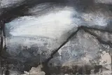 The Changing Face of Moo Cow Farm V by Hughie O'Donoghue, 2007, mixed media on paper, sold Apr 2018