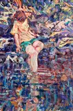 By the Pond by Arthur K. Maderson, oil on board, sold Apr 2018