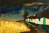Markey Robinson, Summer, West of Ireland, oil on board