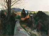 Peter Collis, The Roundwood, Enniskerry Road, oil on canvas