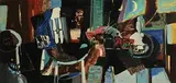Artist's Studio by George Campbell, oil on board, sold Mar 2018