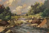 Cashla River, Connemara by George K. Gillespie, oil on canvas, offered Mar 2018