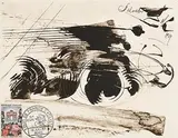 Salvador Dali Spanish, Arrival of the Tour de France at the Champs Elysees Paris, 1959, etching numbered 35 from an edition of 100