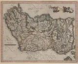 Gerardus Mercator, Irlandiae Regnum, original hand coloured engraved map printed in 1606
