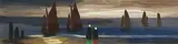 End of the Regatta by Markey Robinson, gouache on board, sold Mar 2018