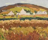 Henry Healy, Achill Island, oil on board