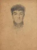 Portrait of Rosa Butt by John Butler Yeats, pencil drawing, sold Mar 2018