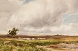Wycliffe Egginton, Breezy Day, watercolour