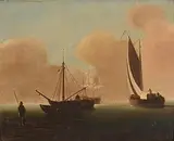 William Sadler II, Shipping Beachnal, oil on panel