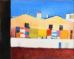 Cormac O'Leary, Spanish Clothes Line II, 2007, oil on canvas