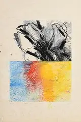 Robert Janz, Day 9: Rose, oil stick on paper
