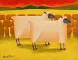 Watchful Eyes by Graham Knuttel, oil on canvas, sold Mar 2018